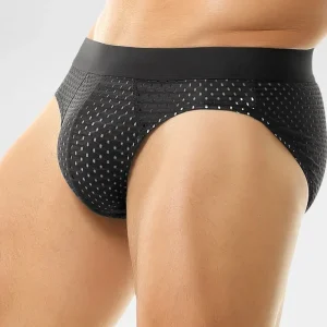 1pc Ice silk sexy underwear men low waist antibacterial briefs summer thin mesh breathable shorts boys underpants - AliExpress 200574005