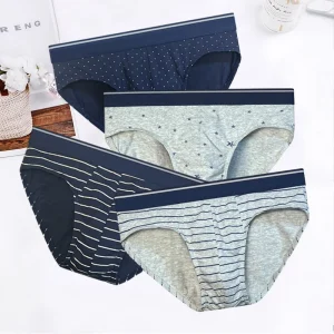 1Pcs/lot Briefs Men Underwear Sexy Lingerie Male Panties Cotton Underpants Breathable Cueca Striped Calcinha Wholesale Lots 5190 - AliExpress 200574005