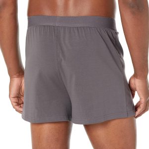 Amazon Essentials Cotton Jersey Boxers - Men's Underwear, Available in Big & Tall, Pack of 5