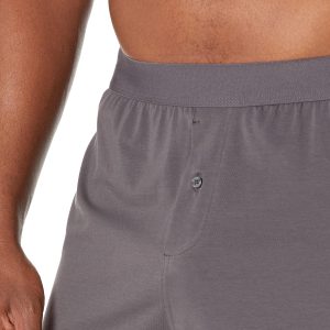 Amazon Essentials Cotton Jersey Boxers - Men's Underwear, Available in Big & Tall, Pack of 5