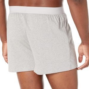 Amazon Essentials Cotton Jersey Boxers - Men's Underwear, Available in Big & Tall, Pack of 5