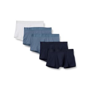 Amazon Essentials Men's Cotton Jersey Boxer Shorts Underwear, Pack of 5