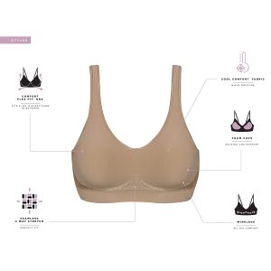Bali Women's Comfort Revolution Wireless Bra, ComfortFlex Fit Full-Coverage Bra, DF3488