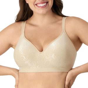 Bali Women's Wireless Bra DF3463, Comfort Revolution Full-Coverage Wirefree, Moisture-Wicking Bra