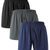 BAMBOO COOL Mens Boxers Durable Comfortable Boxer Shorts for Men Loose Ultra-Soft Men's Underwear (3 or 5 Pack)