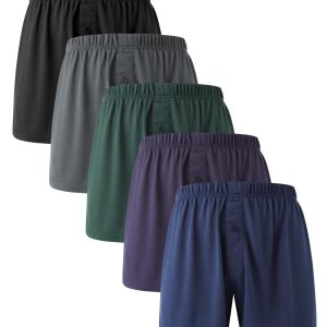 BAMBOO COOL Mens Boxers Durable Comfortable Boxer Shorts for Men Loose Ultra-Soft Men's Underwear (3 or 5 Pack)