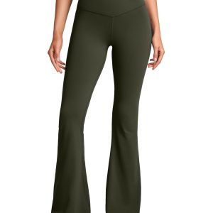 CRZ YOGA Butterluxe Crossover Flare Leggings for Women 29'' / 31'' / 33