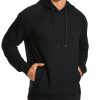 CRZ YOGA Hoodies for Men French Terry Hooded Sweatshirts Workout Athletic Casual Pullover Tops with Pocket