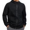 CRZ YOGA Men's Cotton Zip-up Hoodie Thick Terry Essentials Athletic Casual Hoodies Zip Hooded Jackets Sweatshirt with Pockets