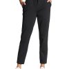 CRZ YOGA Womens 4-Way Stretch Ankle Golf Pants 7/8 Casual Dress Work Athletic Travel Workout Sweatpants with Pockets