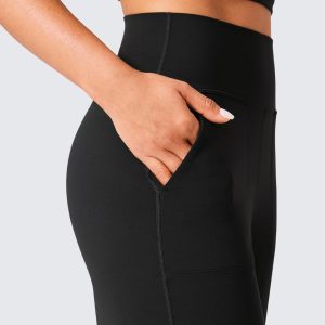 CRZ YOGA Womens Butterlift High Waisted Wide Leg Pants with Pockets 29