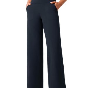 CRZ YOGA Womens Butterlift High Waisted Wide Leg Pants with Pockets 29