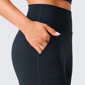 CRZ YOGA Womens Butterlift High Waisted Wide Leg Pants with Pockets 29