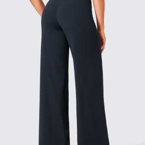 CRZ YOGA Womens Butterlift High Waisted Wide Leg Pants with Pockets 29