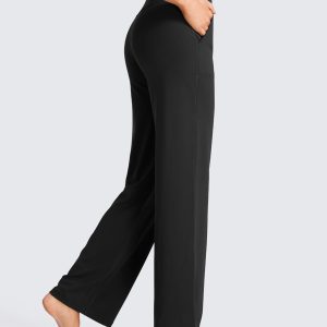 CRZ YOGA Womens Butterluxe High Waist Wide Leg Pants with Pockets 31