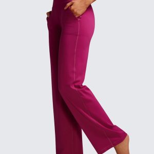 CRZ YOGA Womens Butterluxe High Waist Wide Leg Pants with Pockets 31