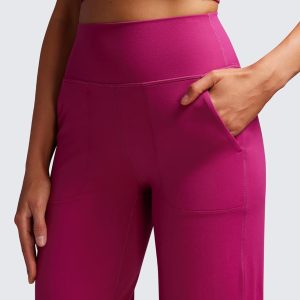 CRZ YOGA Womens Butterluxe High Waist Wide Leg Pants with Pockets 31