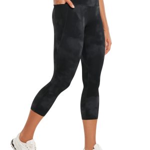 CRZ YOGA Womens Butterluxe Workout Capri Leggings with Pockets 21 Inches - High Waisted Gym Athletic Crop Yoga