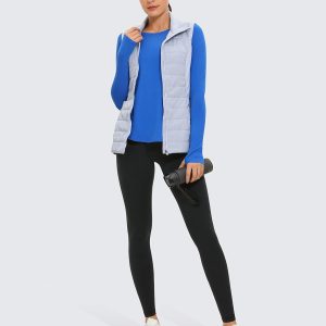 CRZ YOGA Womens Butterluxe Workout Leggings 28 Inches - High Waisted Gym Yoga Pants with Pockets Running Buttery Soft