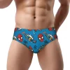 Custom Superhero Briefs Underwear Men's Comfortable Stretch Spider Man Head Panties - AliExpress 200574005