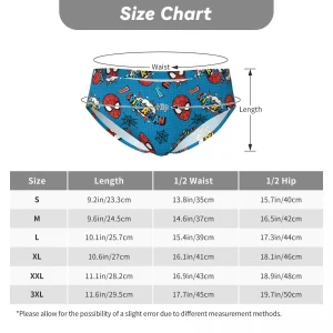 Custom Superhero Briefs Underwear Men's Comfortable Stretch Spider Man Head Panties - AliExpress 200574005