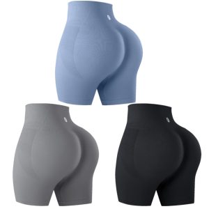 Evercute Women's Sports Bras Adjustable Deep V Neck Bras Pack Size M