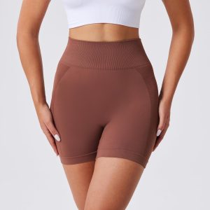 Evercute Women's Zip Front Sports Bras Shorts Pack Wireless Padded Medium Support Post-Surgery Bra Size M