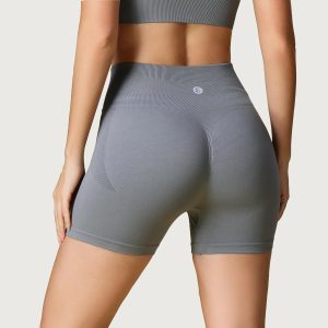 Evercute Workout Set for Women 3 Sets Medium Support Sports Bras Gym Shorts Size M