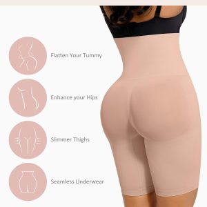 FeelinGirl Shapewear for Women Tummy Control High Waist Body Shaper Shorts Butt Lifting Control Panties