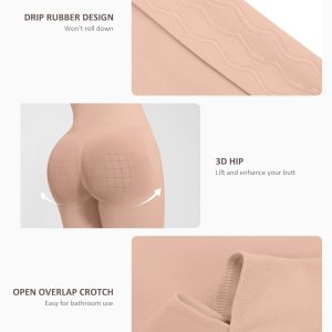 FeelinGirl Shapewear for Women Tummy Control High Waist Body Shaper Shorts Butt Lifting Control Panties