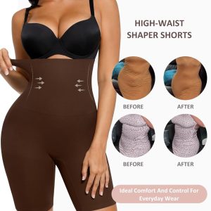 FeelinGirl Shapewear for Women Tummy Control High Waist Body Shaper Shorts Butt Lifting Control Panties