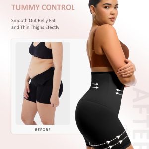 FeelinGirl Shapewear for Women Tummy Control High Waist Body Shaper Shorts Waist Trainer Girdle Thigh Slimming Panties