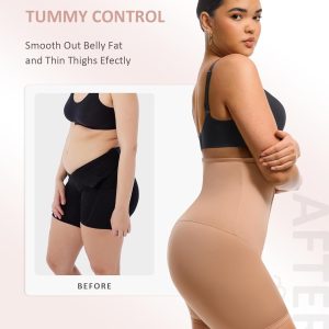 FeelinGirl Shapewear for Women Tummy Control High Waist Body Shaper Shorts Waist Trainer Girdle Thigh Slimming Panties