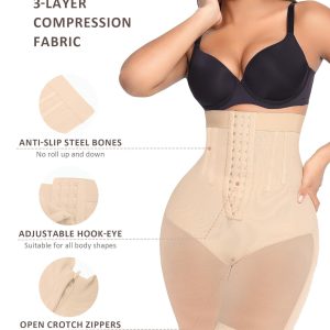 FeelinGirl Shapewear Tummy Control Body Shaper Shorts Butt Lifting Panties Thigh Slimmer