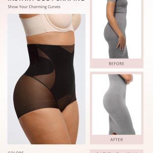 FeelinGirl Tummy Control Shapewear for Women Butt Lifting Briefs Underwear
