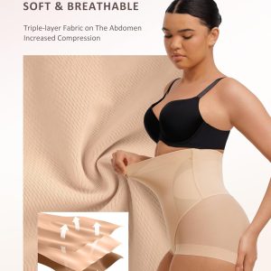FeelinGirl Tummy Control Shapewear for Women Butt Lifting Briefs Underwear