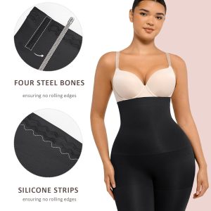 FeelinGirl Tummy Control Shapewear Shorts for Women High Waisted Shapewear Shorts Under Dress Shapewear Butt Lifting Panties