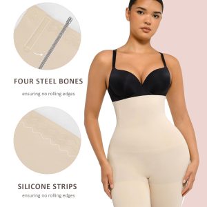 FeelinGirl Tummy Control Shapewear Shorts for Women High Waisted Shapewear Shorts Under Dress Shapewear Butt Lifting Panties