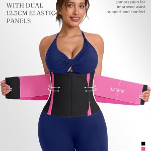 FeelinGirl Waist Trainer Belt for Women Waist Cincher Trimmer Corset Adjustable Hook Loop Faja Tummy Control Slimming