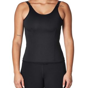 FeelinGirl Waist Trainer for Women Corset Vest Body Shaper Cincher Trimmer Tank Top Sport Girdle with Steel Bones