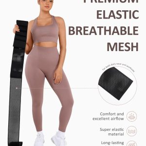 FeelinGirl Waist Trainer for Women & Men Breathable Tummy Control Waist Wrap Belt Elastic Bandage Belly Band