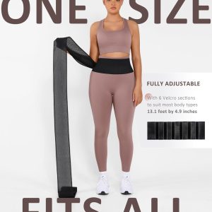 FeelinGirl Waist Trainer for Women & Men Breathable Tummy Control Waist Wrap Belt Elastic Bandage Belly Band