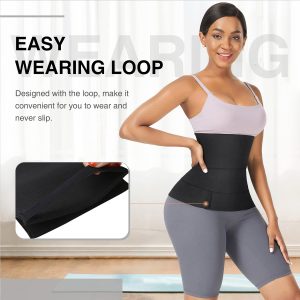 FeelinGirl Waist Trainer for Women Men - Wrap Belt for Stomach Plus Size Tummy