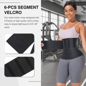FeelinGirl Waist Trainer for Women Men - Wrap Belt for Stomach Plus Size Tummy
