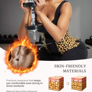 FeelinGirl Waist Trainer Long Torso Waist Cincher Trimmer Ab Belt Tummy Control Body Shaper Triple Wrap Women and Men