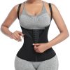 FeelinGirl Waist Trainer Vest for Women Tummy Control Corset Shapewear with Steel Bones Cincher Tank Top Girdle