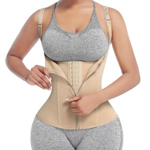FeelinGirl Waist Trainer Vest for Women Tummy Control Corset Shapewear with Steel Bones Cincher Tank Top Girdle