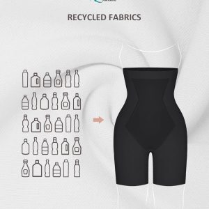 FeelinGirl Womens Shapewear Tummy Control High Waisted Seamless Body Shaper Shorts Girdle Butt Lifting Panties Thigh Slimmer