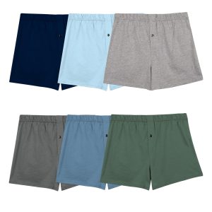 Fruit of the Loom mens Men's Tag Free Knit Boxer Shorts, Relaxed Fit, Moisture Wicking, Assorted Color Multipacks