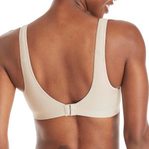 Hanes Womens Wireless Bra, Smooth Comfort Full-Coverage T-Shirt Bra for Women, Single Or 2-Pack